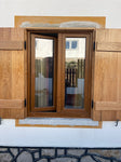 Janelas em PVC - Carvalho Dourado