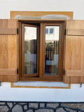 Janelas em PVC - Carvalho Dourado