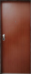 Porta Blindada POWER Corta Fogo EL2 45 p/ Apartamento em Mogno