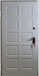 Porta Blindada EURO II p/ Apartamento com Painel 10AM Mogno e Branco