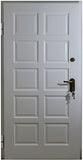 Porta Blindada EURO II p/ Apartamento com Painel 10AM Mogno e Branco